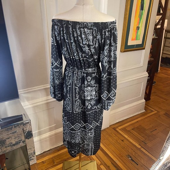 ASOS Festival Midi Dress in Paisley Scarf Print - Print / US 8 - Picture 6 of 7